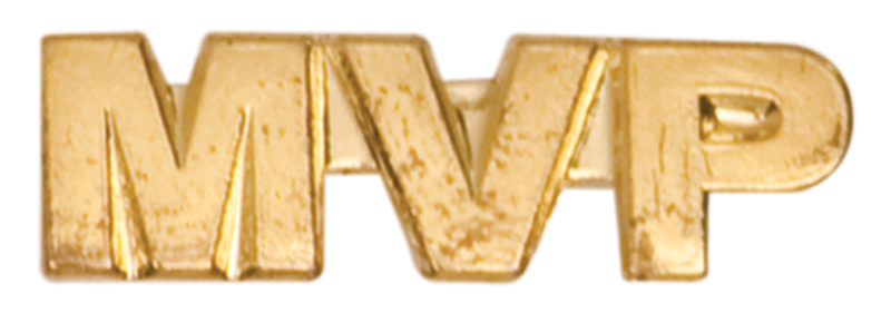 MVP Most Valuable Player Chenille Sport Pin