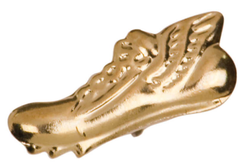 Winged Track Shoe Chenille Sport Pin