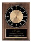 Solid walnut clock