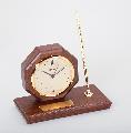 Rosewood Finish Book Clock