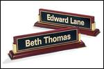 rosewood piano finish deskplate