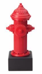 Engravable Resin Fire Hydrant Trophy Award