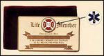 Brass Life Member Card