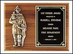 Walnut Fire Department Plaque