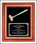 Shadowbox Gavel Plaque