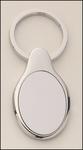 PK16 Silver Oval Keytag