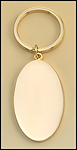 PK6128 Gold Plated Keyring