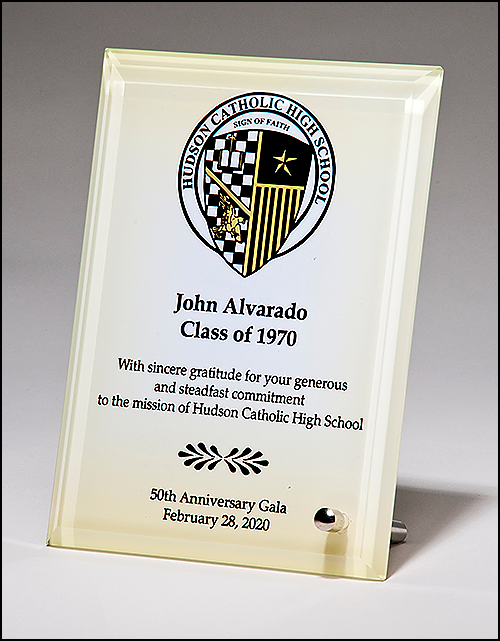 PErsonalized Full color printed glass award