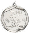 MS692 Engravable 2nd Place Medallion