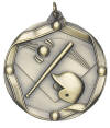 MS602 Engravable Baseball Medallion