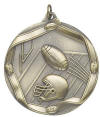 MS606 Engravable Football Medallion