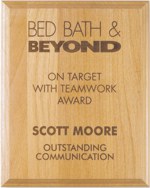 Red Alder Plaque