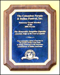 Rosewood Stained Piano Finish Plaque