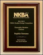 Rosewood Piano Finish Plaque