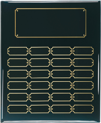 Cherry finish perpetual plaque