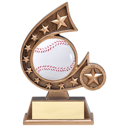 RCS101 Baseball Comet Resin Trophy
