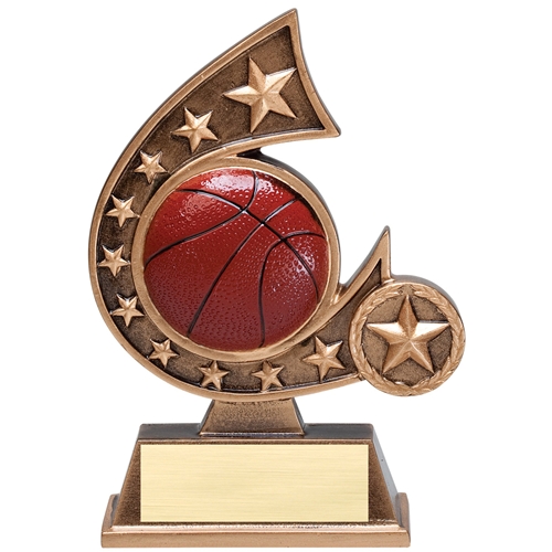 RCS103 Basketball Comet Resin Trophy