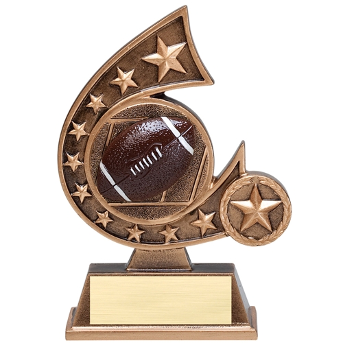 RCS106 Football Comet Resin Trophy