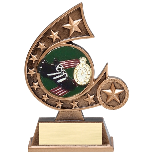 RCS116 Track Comet Resin Trophy