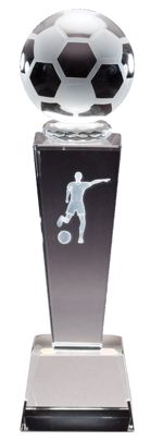 Female Soccer Crystal Trophy