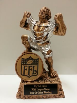 Super Elite 52 Year Perpetual Fantasy Football Trophy 