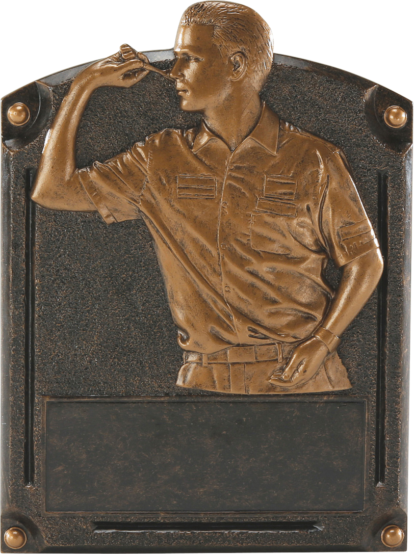 Engravable Personalized Darts Legends Resin Trophy