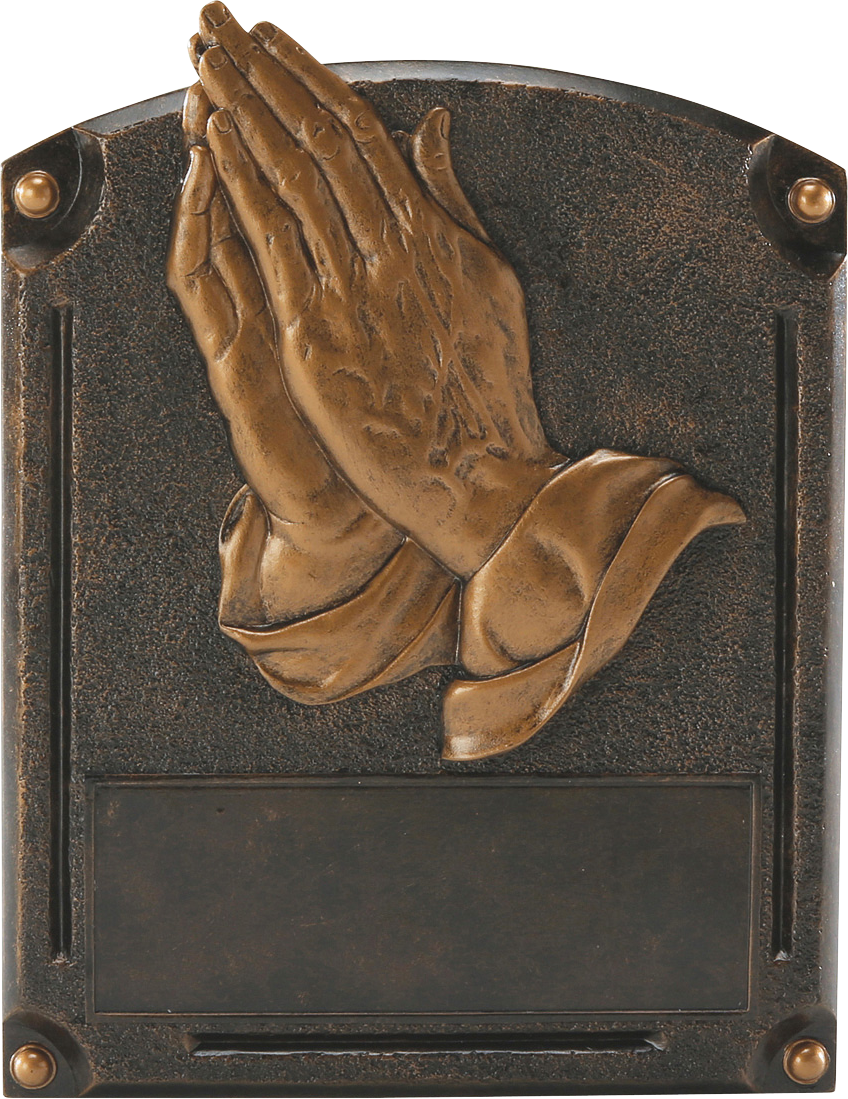 Engravable Personalized Religious Legends Resin Trophy