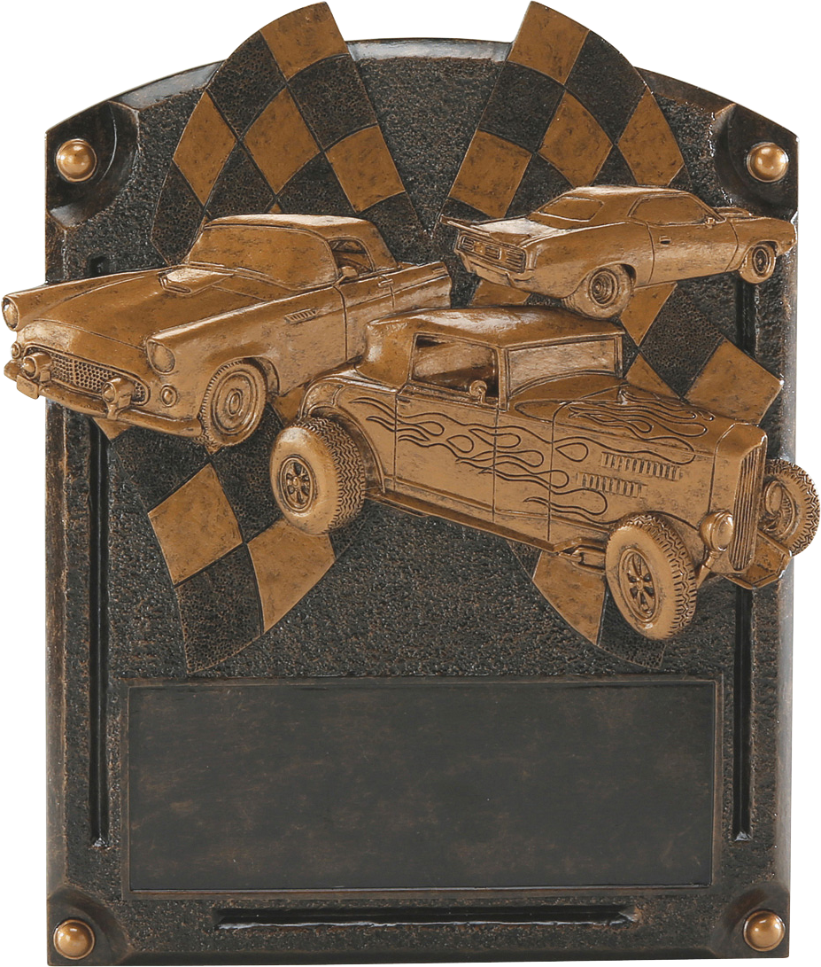 Engravable Personalized Car Show Legends Resin Trophy