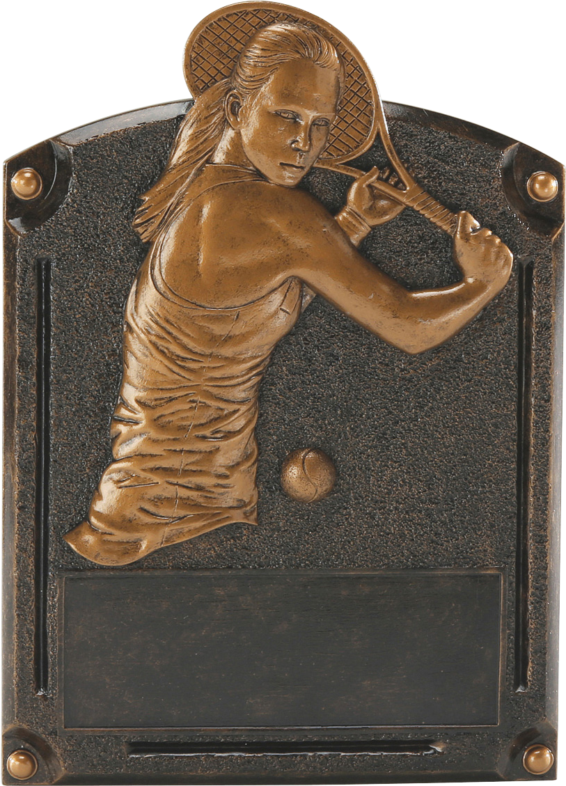 Engravable Personalized Female Soccer Legends Resin Trophy