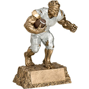Personalized Football Monster Resin Trophy