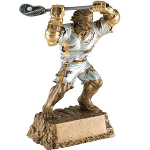 Personalized Lacrosse Monster Resin Trophy