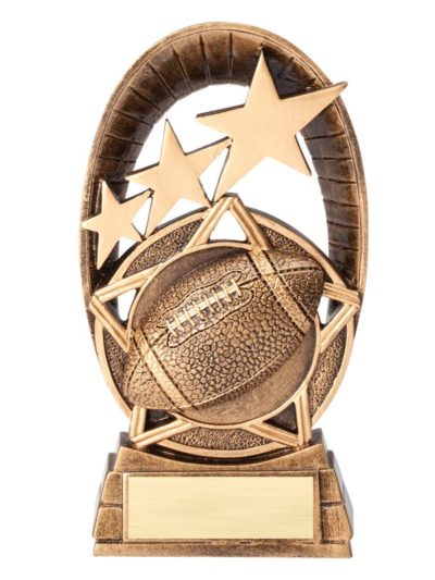 Personalized Radiant Stars Football Trophy