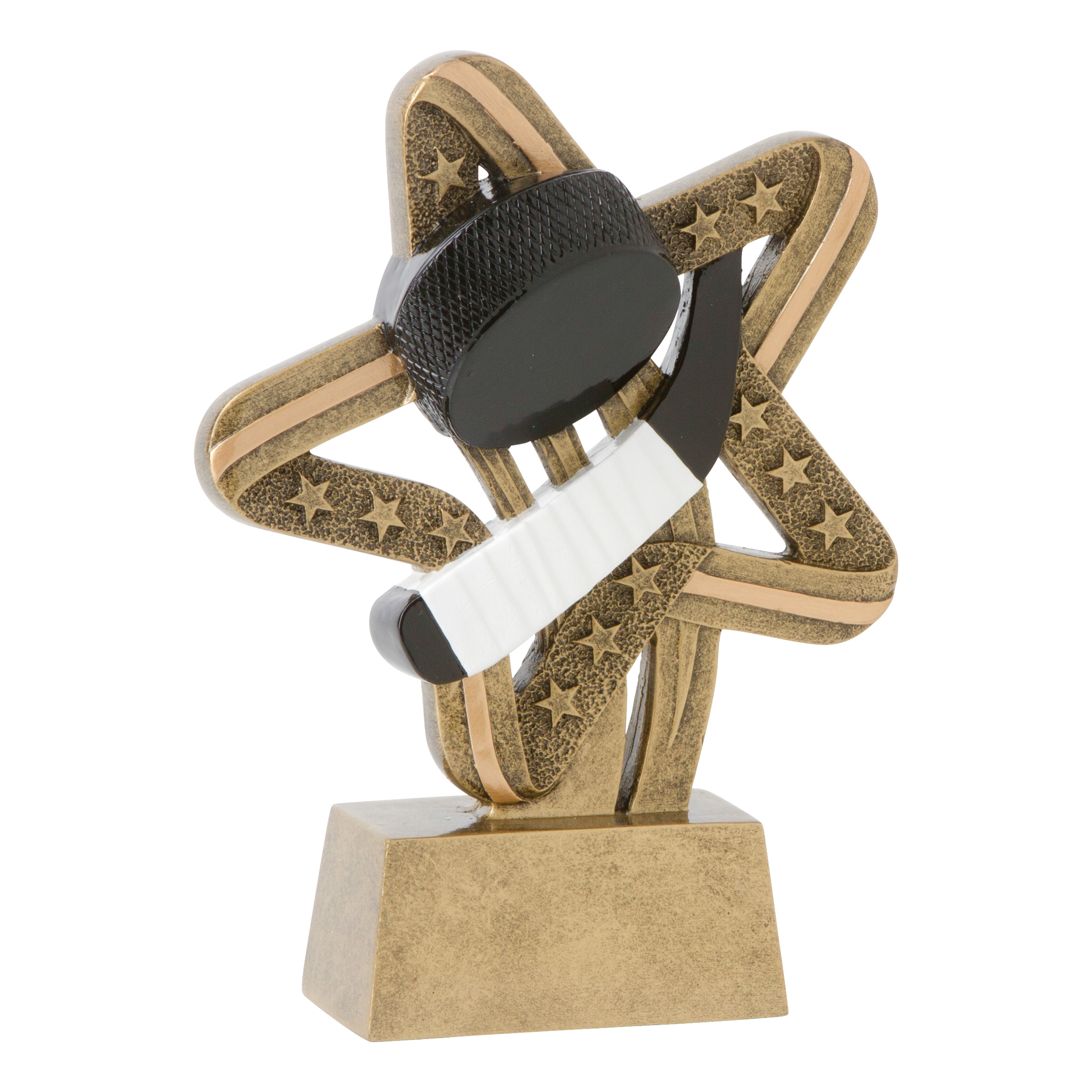 Personalized Stars and Stripes Hockey Resin Trophy